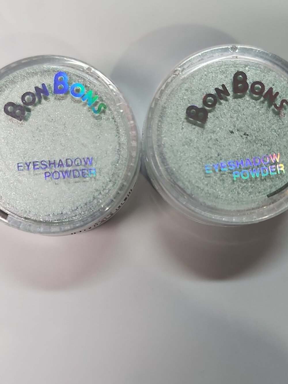 2 Bon Bons by Bari Loose Powder Eyeshadow Lot 049 Mint Shimmer Y2K Deadstock